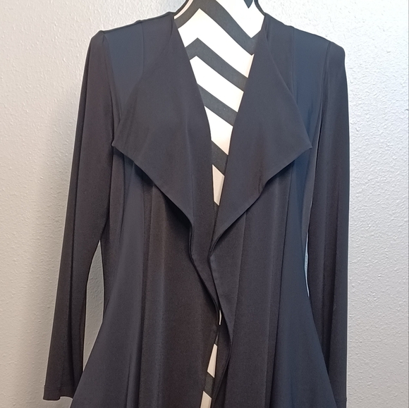 Alain Murati Artsy Lagenlook Sz S Open Front Long Jacket - Picture 5 of 13